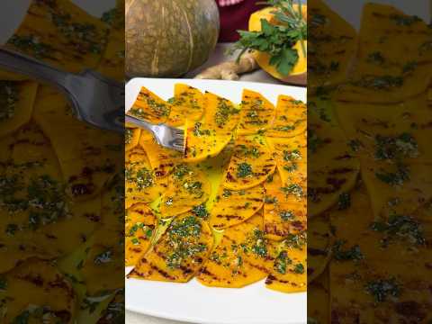 Avete mai provato la zucca grigliata marinata? È buonissima 😋 #food #recipe #foodlover