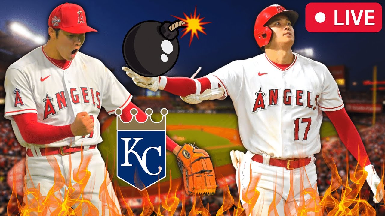 LIVE Shohei Ohtani and The Angels vs Kansas City Royals! LIVE MLB WATCH PARTY!