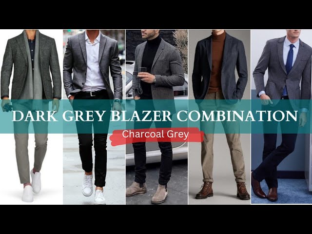 grey blazer color combinations