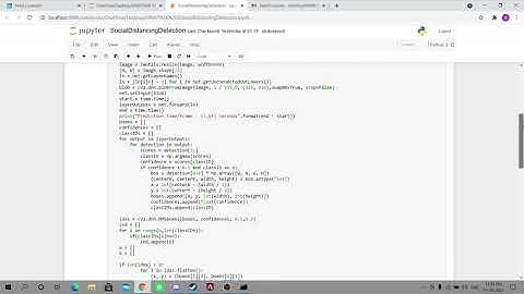 The Sparks Foundation: Task 3 - Social Distancing detector