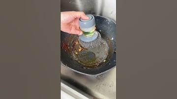 Dụng cụ rửa xoong nồi này tiện ghê #luomlat4p #giadunghuuich #gogoidea #goodthing #kitchen