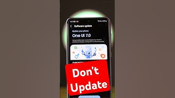Don’t Update to One UI 7 Without Watching This! #shorts