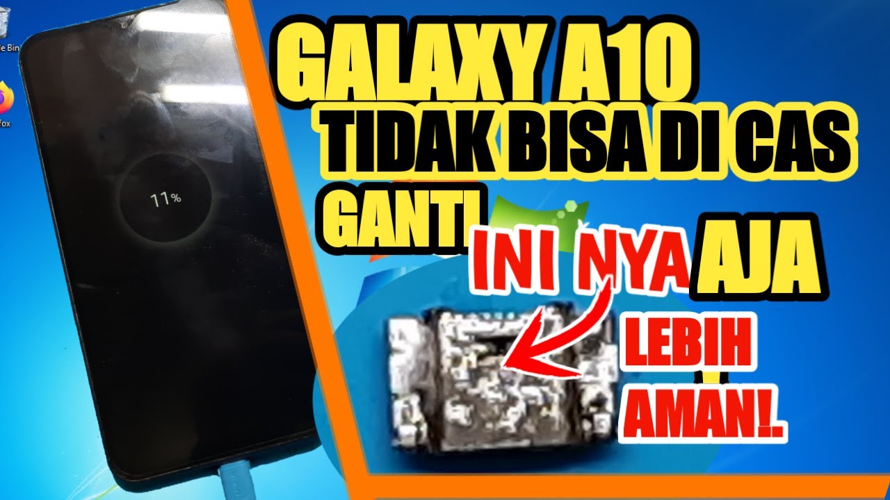 SERVIS SAMSUNG GALAXY  A10‼️ TIDAK BISA DICAS UNTUK TEMEN" PEMULA //JKS opreker handphone