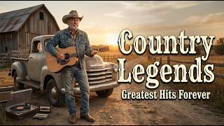 Legendary Country Singers Greatest Hits  Country Music Icons Forever