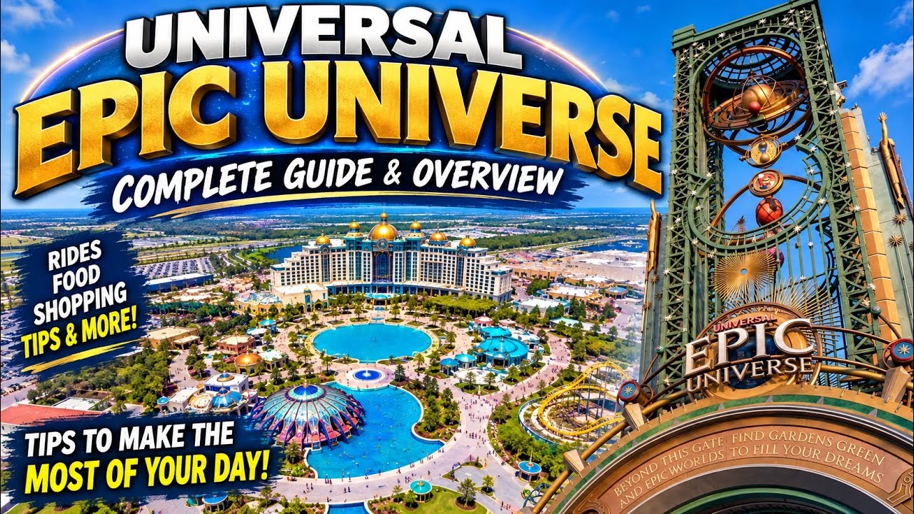 Universal Epic Universe COMPLETE Guide | Rides, Food, Tips & More!