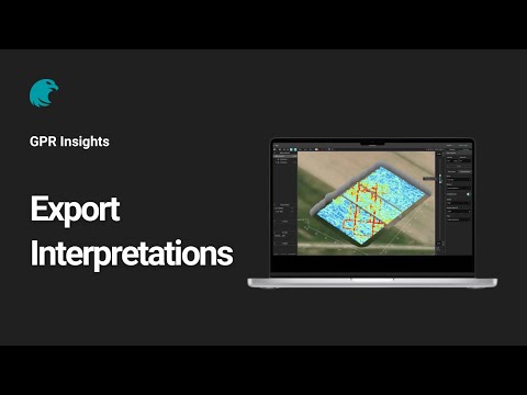 How to export interpretation items | GPR Insights Tutorials