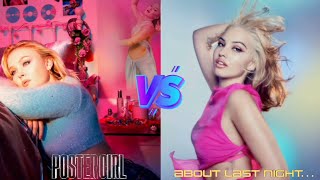 Poster Girl (Zara Larsson) vs About Last Night (Mabel) - Album Battle Poster Girl (Zara Larsson) vs About Last Night (Mabel) - Album Battle