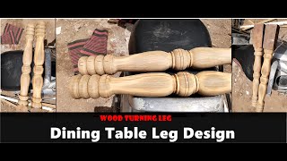 How To Make beautiful Dining Table Wooden Leg Making @aruldosswoodwork7530 #woodturning #woodworking