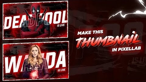 How to Make EFX Thumbnail || Pixellab Tutorial || Yt Tech Upendra ✨