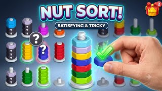🧩 Nut Sort Puzzle Challenge | Can You Sort All the Nuts 😱 #shorts #Nut sort game 🎯