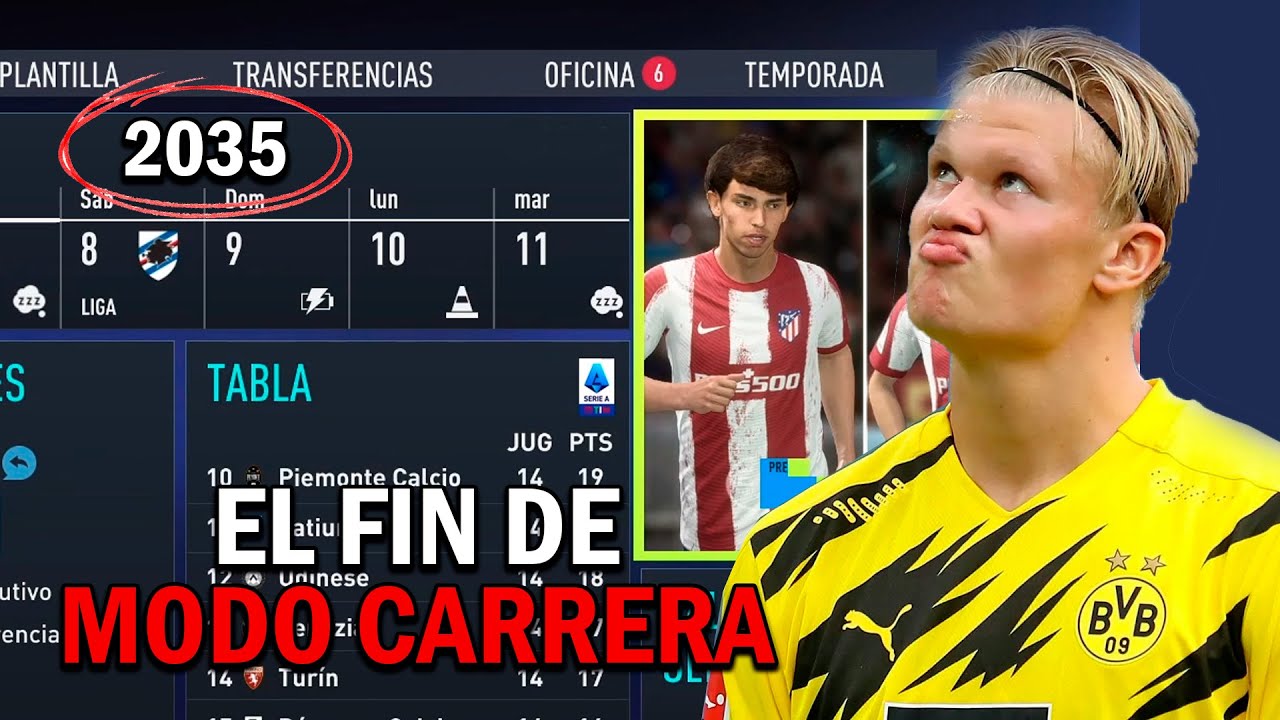 ASÍ ES EL FINAL DE MODO CARRERA EN FIFA 22 - YouTube