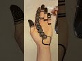Easy and simple Eid mehndi design #sho#mehndi #henna #mehandi #shortsfeed #trending #viral