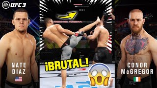 JUEGO POR PRIMERA VEZ A LA UFC 3  Y TERMINA EN KNOCKOUT 