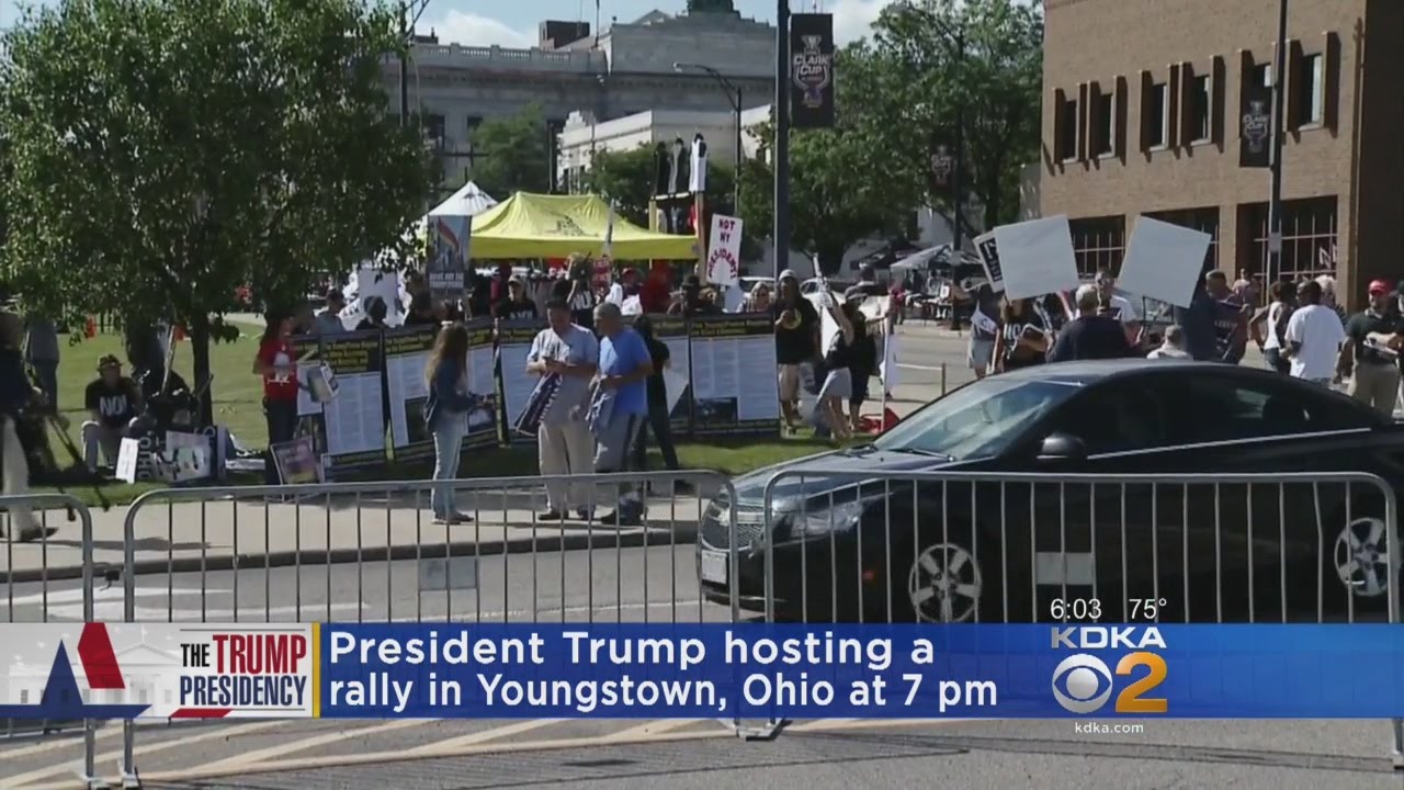 Working Class Rally Trump Heads To Working-Class Ohio For Campaign Rally - YouTube