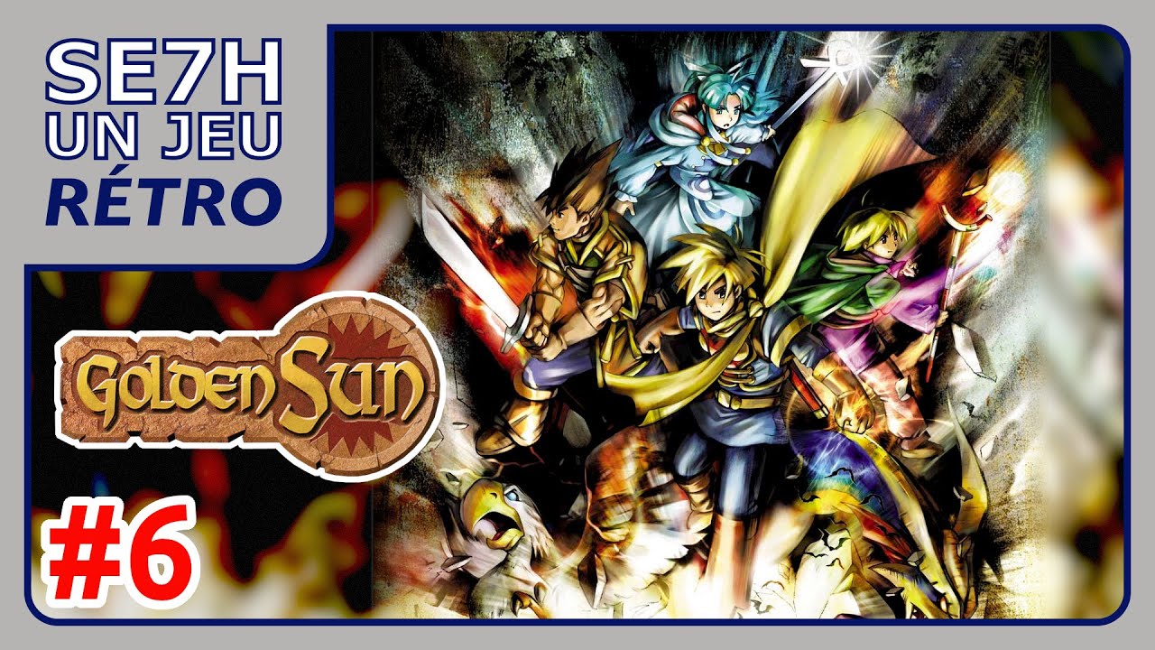 Golden Sun – Jeu GameBoy Advance – Version US Complète (boîte, Notice, Cartouche)
