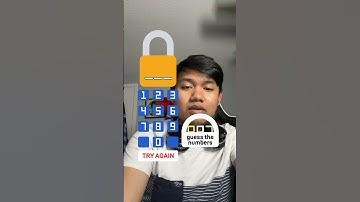 First time trying Guess the lock code number! #shorts #tiktok