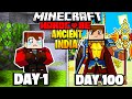 I Survived 100 Days in ANCIENT INDIA in Hardcore Minecraft