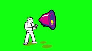 Karate Man Greenscreen