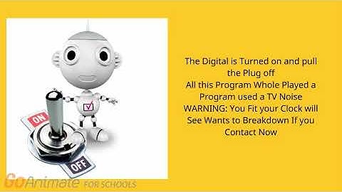 Go Animate Network Analog sign off