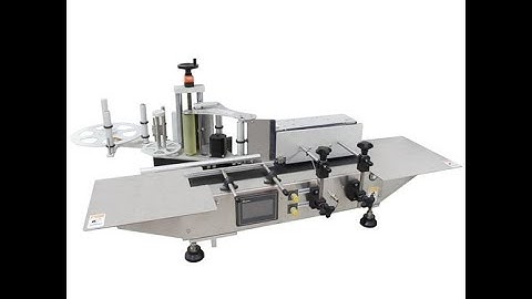 LR110 Tabletop round bottle labeling machine/Transparent Bottle Labeler/WWW.AUTOPACKER.COM