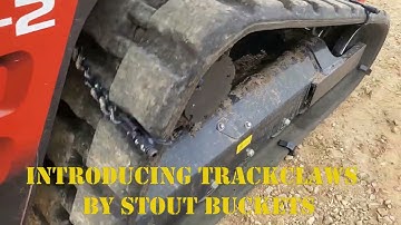 TrackClaws in action on Compact Track Loaders (Tracked Skid Loader Chains)