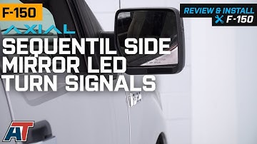 2004-2014 F150 Axial Sequential Side Mirror LED Turn Signals; Smoked Review & Install