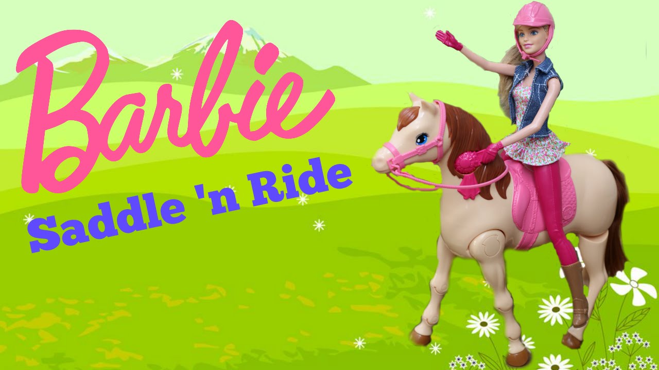Barbie Saddle 'n Ride Horse Toy Unboxing & Review New for 2015 *See Barbie ride on the Beach Barbie Saddle 'n Ride Horse Toy Unboxing & Review New for 2015 *See Barbie ride on the Beach