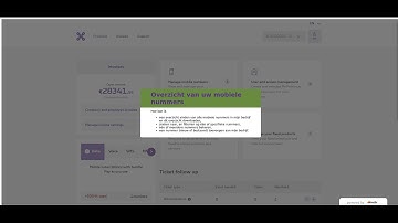 Overzicht van uw mobiele nummers