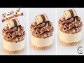 Mini Cheesecakes Kinder Bueno Super Stabilized Whipped Chocolate Cream Easy Posh Little Treat!
