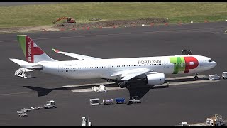 TAP Air Portugal Airbus A330-941 at Lajes Terceira Island Azores