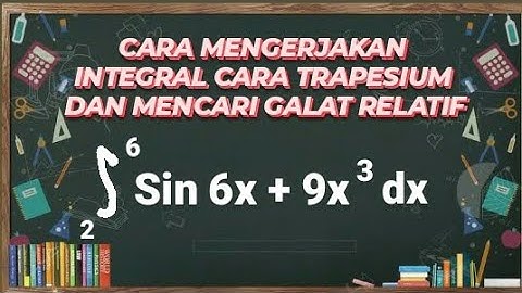 INTEGRAL CARA TRAPESIUM