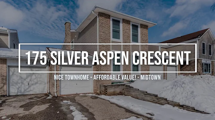 Welcome Home to 175 Silver Aspen Cres., Kitchener ...