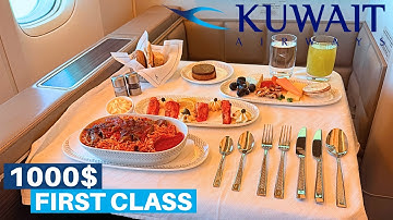 FIRST CLASS KUWAIT AIRWAYS BOEING 777-300ER | Kuwait - Cairo | Flight Review