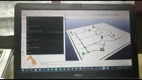 line following robot simulation