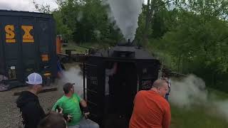 DRIVING A STEAM ENGINE AT J&L NARROW GAUGE RAILROAD