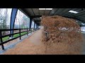 Installing Sand In A Covered Horse Arena