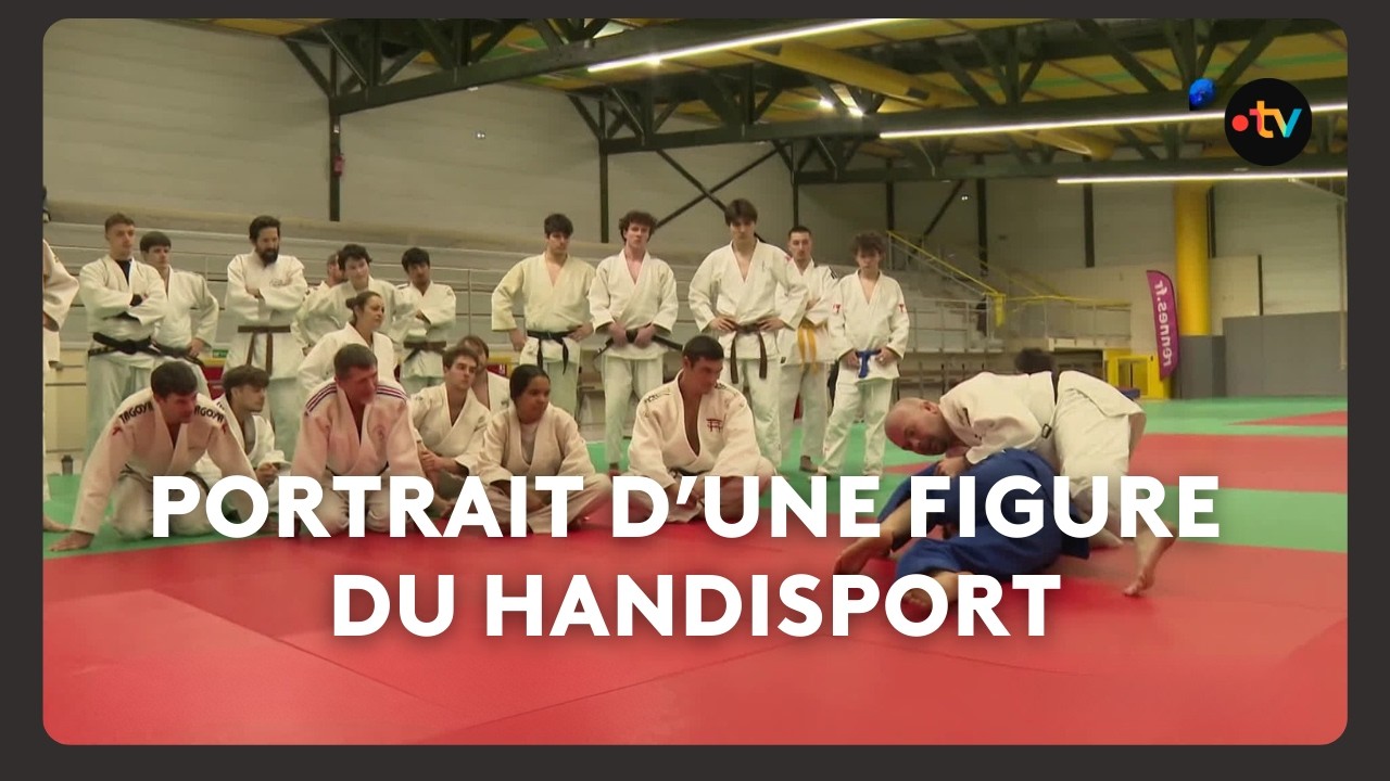 Le judoka Sébastien le Meaux 49 ans, médaillé au Paralympiques et tout récemment champion du monde