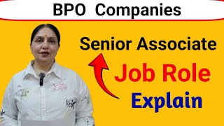 Senior Associate BPO Job Role Explained | Work, Salary, Qualification & Career Growth Net Worth