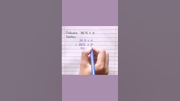 Multiplication of a Decimal by 10 #shorts