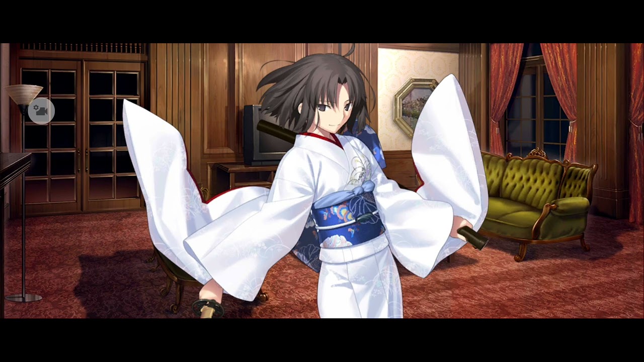FGO】両儀式（セイバー）式は愛想がない。 - YouTube