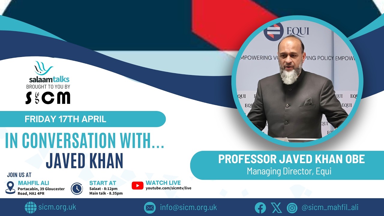 Javed R Friday 17 April 2026 - In Conversation with…Javed Khan OBE - YouTube