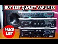 How to buy best quality amplifier  sound king amplifier price list  best amplifier kaise buy kare