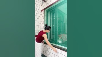 Velcro self-adhesive window screen Punch-free installation #Mosquito-proof screen Screen.