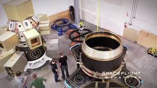 Spaceflight's SSOA stack: 1 Minute Time Lapse