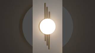 Arandela LED Lolli 5W 3000K Ouro Champagne - Nordecor 2926