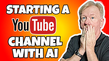 STARTING A YouTube Channel With AI - REVOLUTIONIZE Your Content. Creation