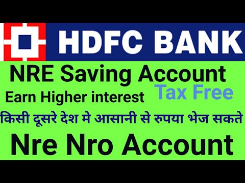 How to open NRE /NRO account in HDFC Bank || What is nri/nro account