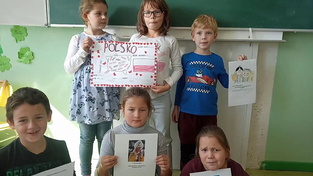 SlováciPoliaciNemčáciAngličáci ZŠ s MŠ Domaňovce EDL Slovakia Chain 2018