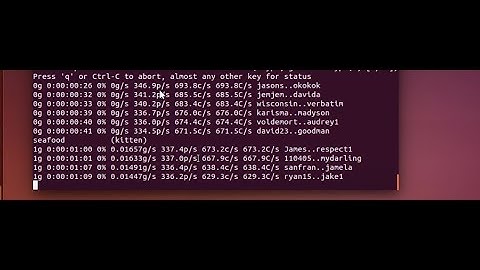 crack linux password using john the ripper on ubuntu os