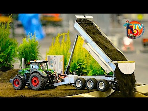 BRUDER RC Tractors Trucks Cars Modellbau Wels 2018 - YouTube